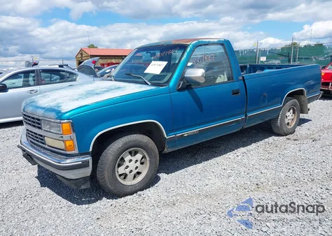 1992 Chevrolet Gmt-400 C1500 из США, поврежденный, VIN 1GCEC14K7NZ202531